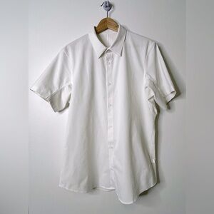 Lululemon Airing Easy Short Sleeve Shirt - White - Large